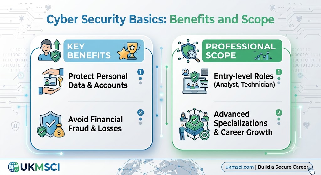 Cyber Security Basics: Benefits and Scope